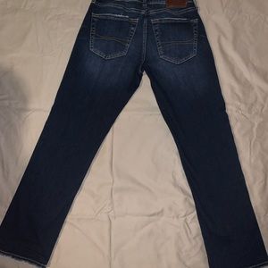 Mens Hollister dark blue slim straight jea…